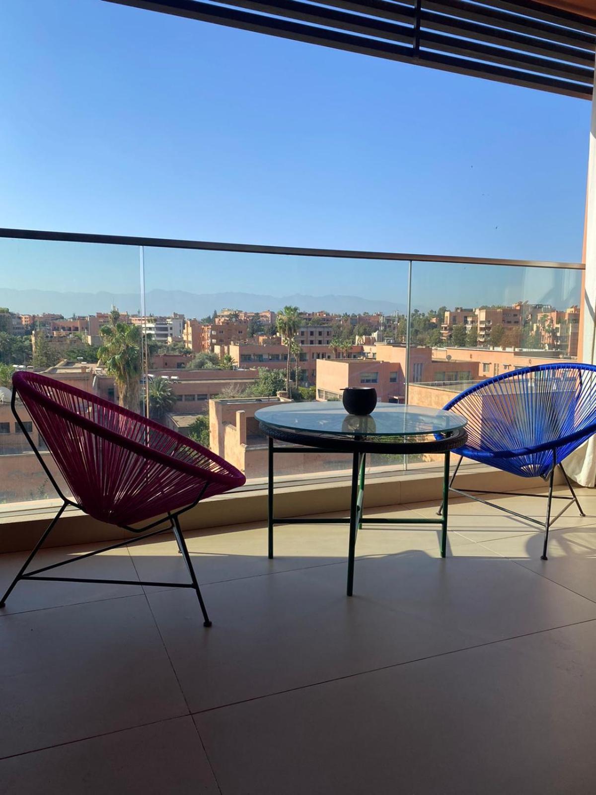 Luxueux Appart Hivernage Avec Vue Sur L"Atlas Marrakesh Eksteriør bilde