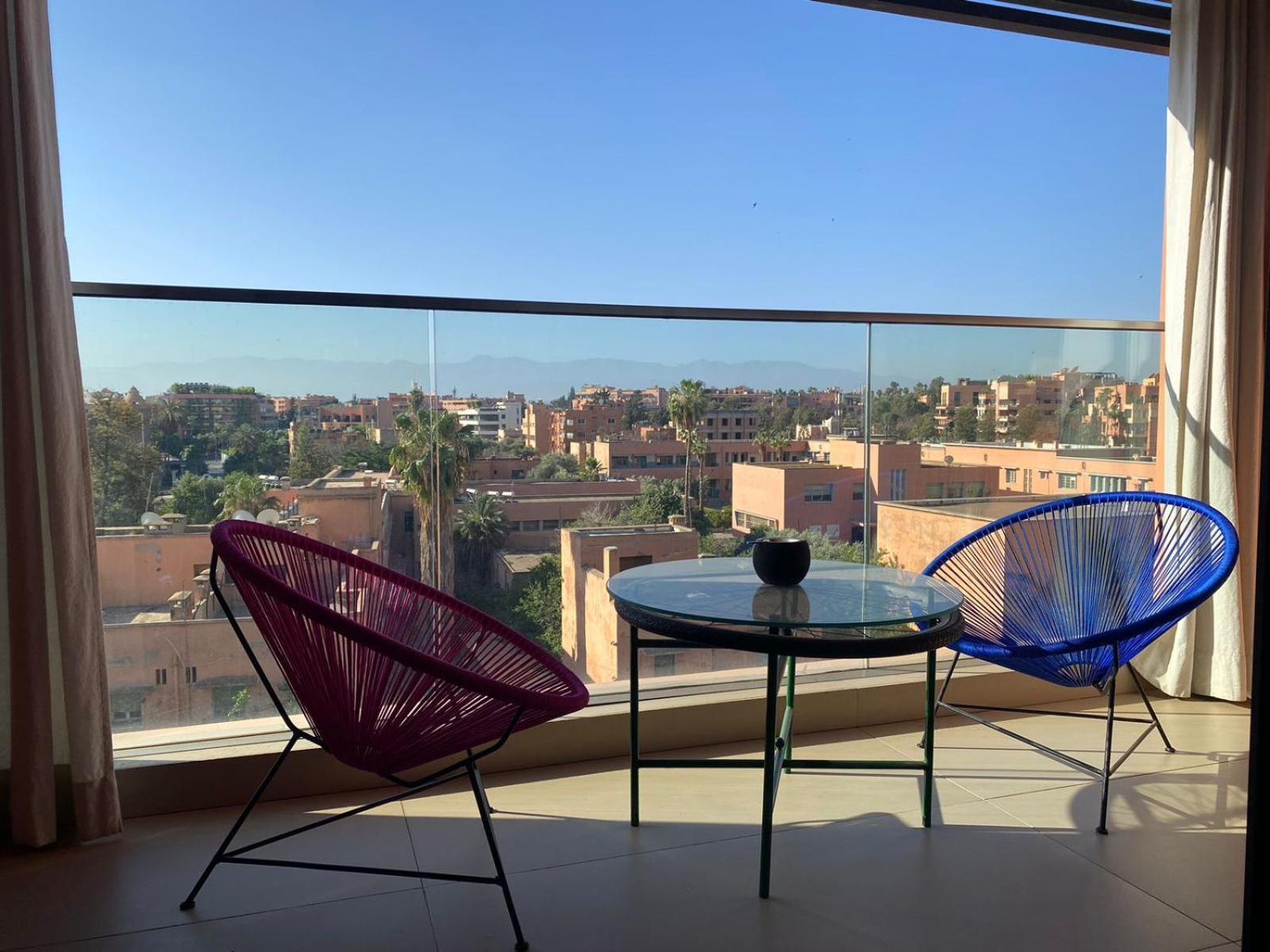 Luxueux Appart Hivernage Avec Vue Sur L"Atlas Marrakesh Eksteriør bilde